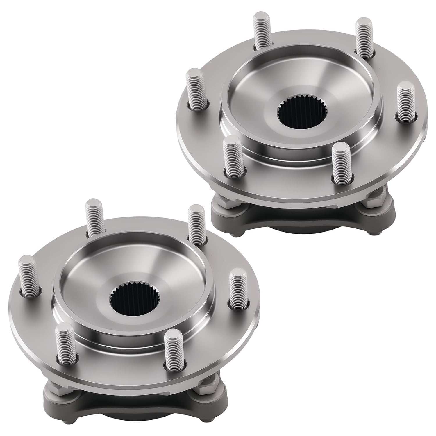 maXpeedingrods 2PCS 950-001 Front Wheel Bearing & Hub Assembly for Lexus GX470 All Models 2003-2009, for Toyota 4Runner 2003-2021, for FJ Cruiser 2007-2014, for Tacoma 2005-2021 4WD ONLY 6-Lug