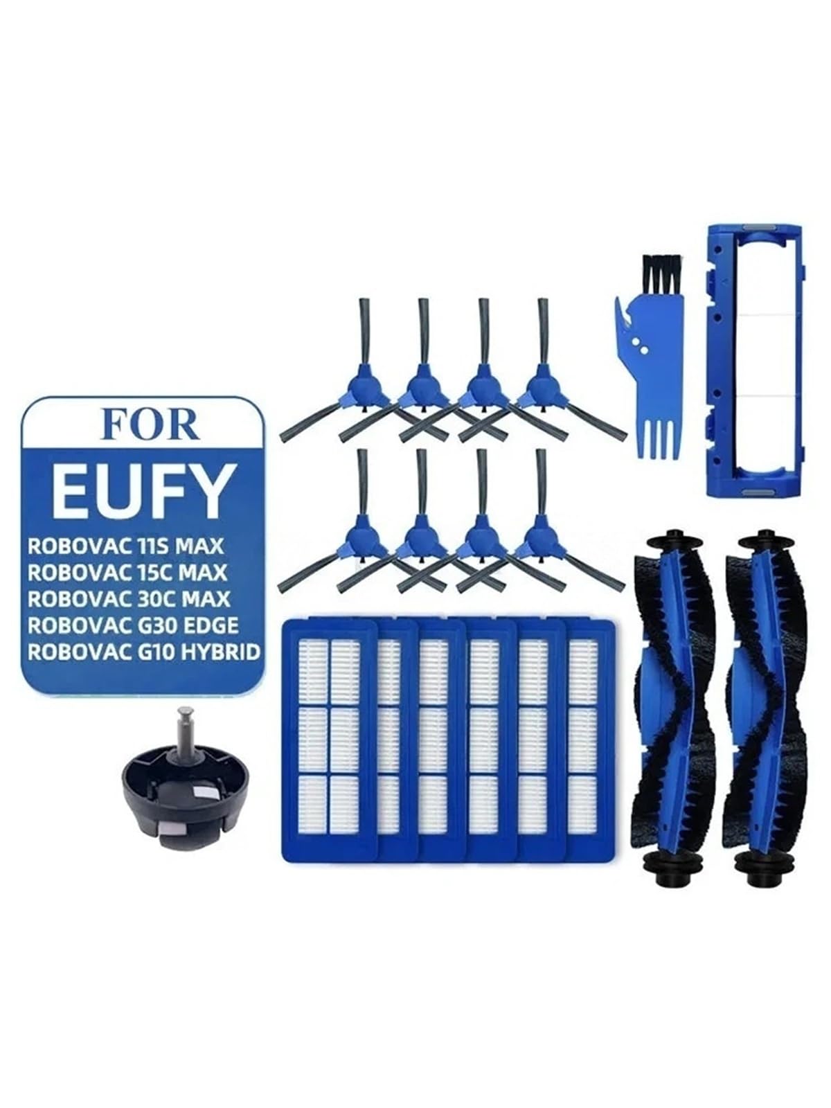 Accessoires de filtre pour Eufy RoboVac 30C Max et G10 - Haute efficacité de filtration
