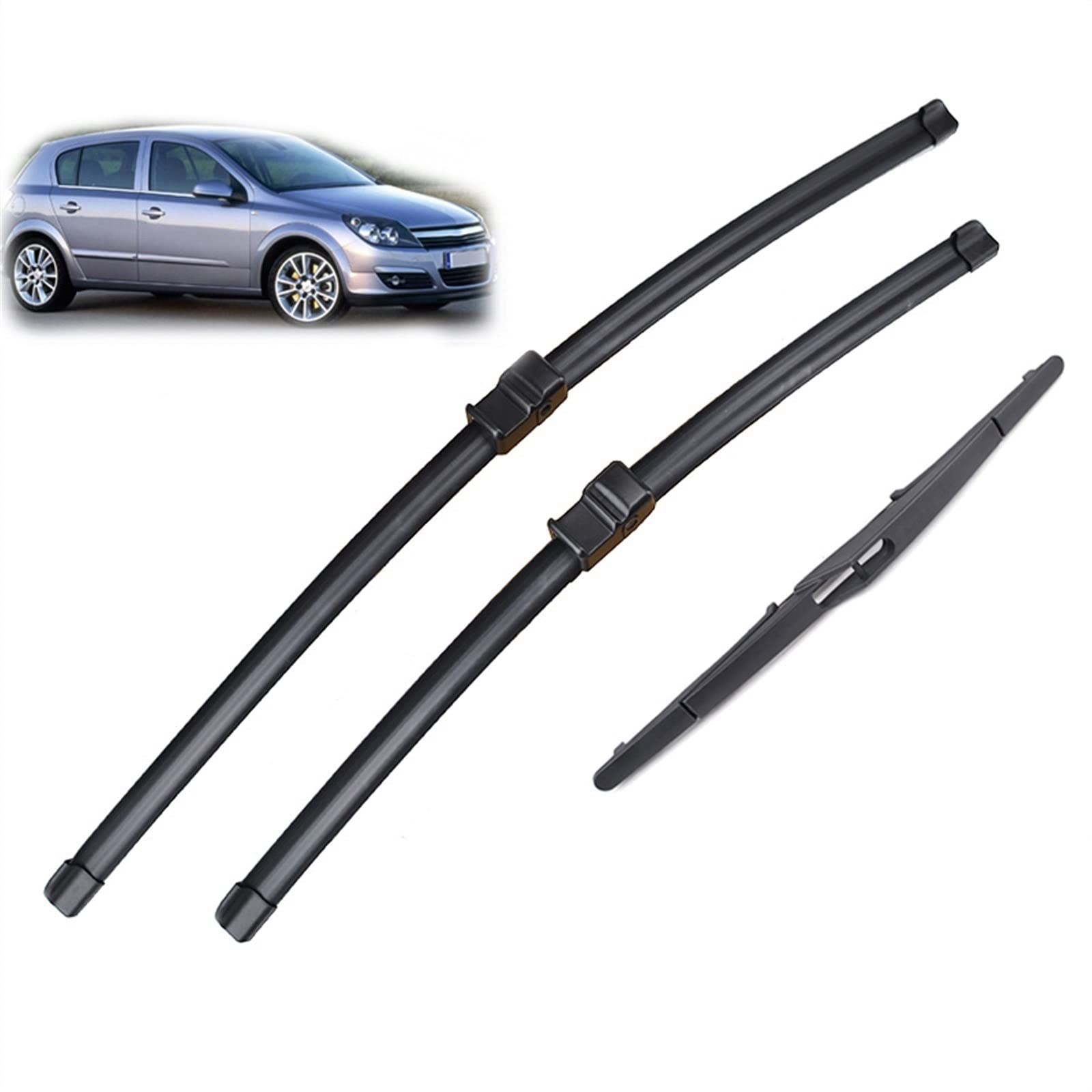 Balais d'essuie-glace Opel Astra H 2004-2009 kit LHD avant arrière