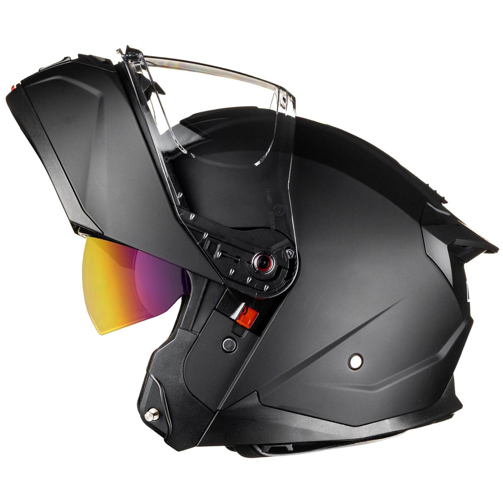 ILM Klapphelm Motorradhelm Integralhelm Herren Damen Modular Full Face Flip Up ECE22.06 DOT Motorrad Street Racing Modell B-711