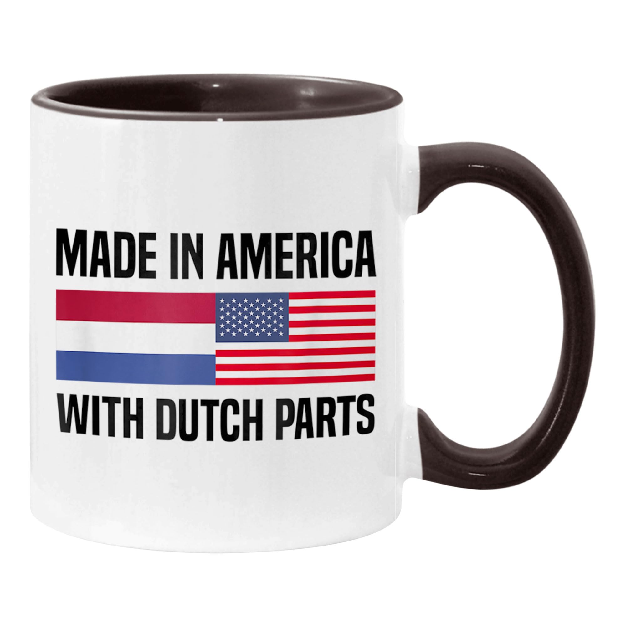 Made in America with Dutch Parts Dutch American Cup Acent Coffee Mug
