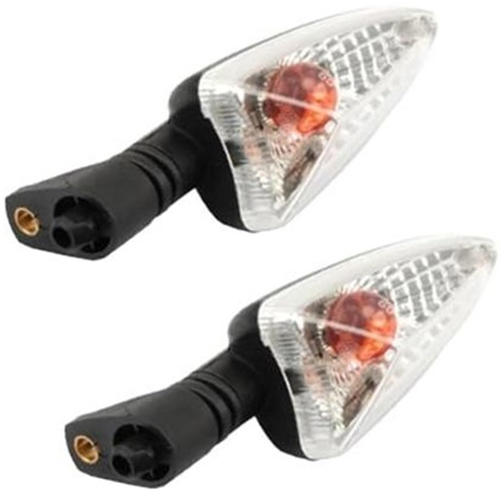Przednie tylne kierunkowskazy Przedni tylny kierunkowskaz motocykla Migacz, dla Triumph, TIGER 800 1050 Daytona 675 675R 2009-2015 Kierunkowskaz z przodu i tyłu motocykla(BLACK Clear 36mm)