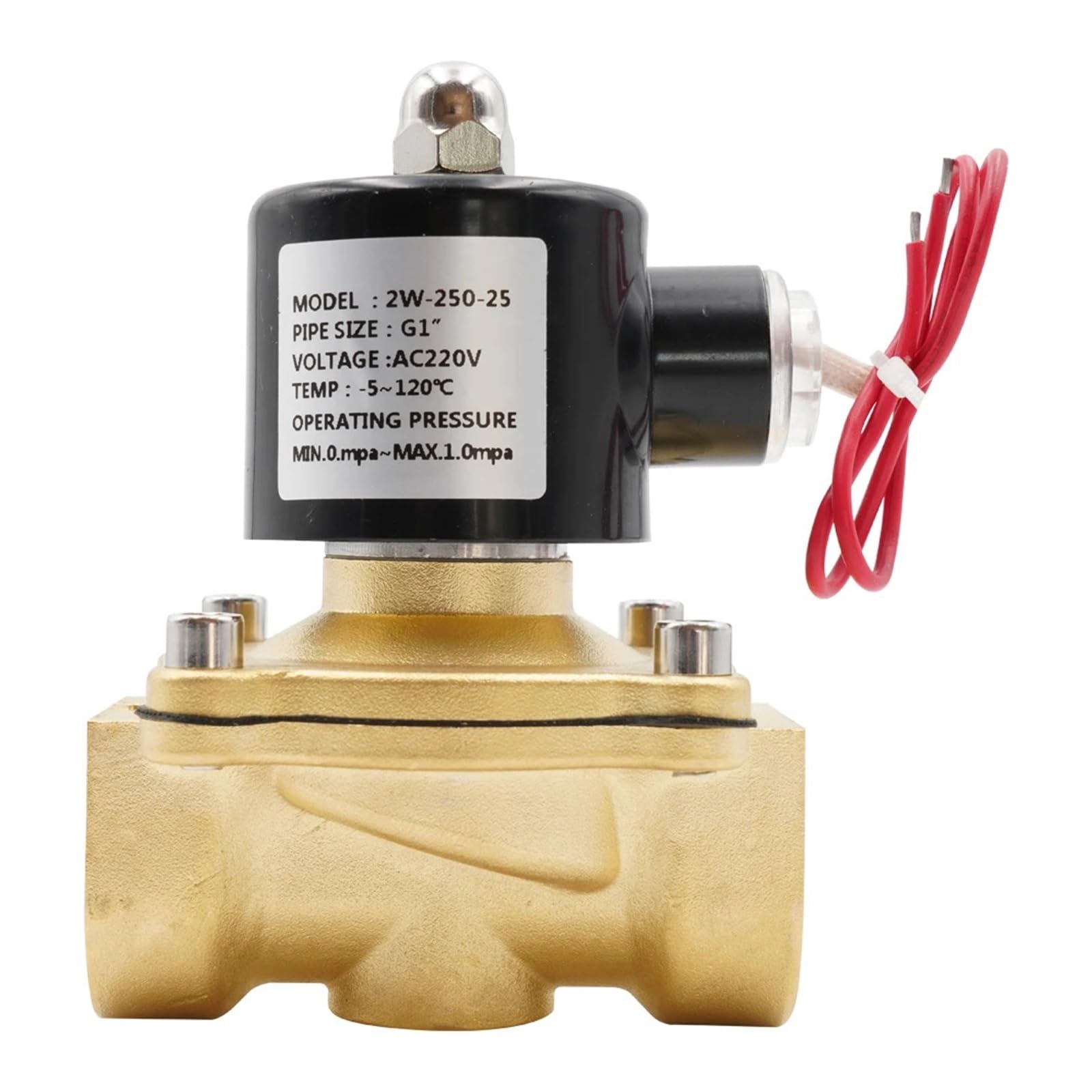 Électrovanne électrique 12V CC 1" pour l'automatisation de l'arrosage du jardin