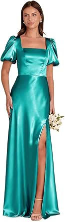 Amazon Clothes For Ladies 2026.Amazon.com: DIORIXD Puff Sleeve Bridesmaid Dresses Long 2026 for Women ...