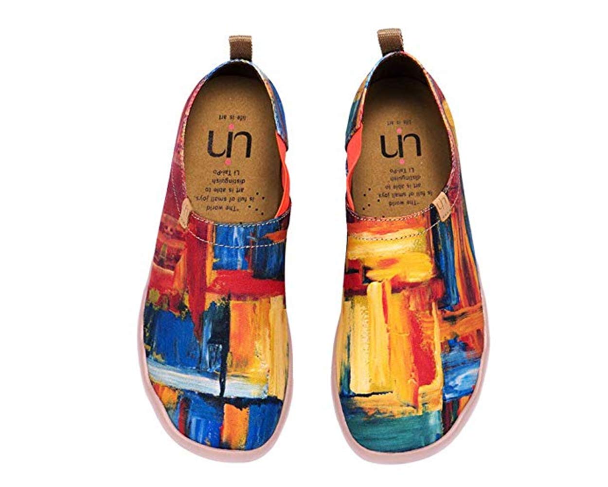 Men's Walking Travel Shoes Slip On Canvas Casual Loafers Lightweight Comfort Fashion Sneaker Happy Doggies