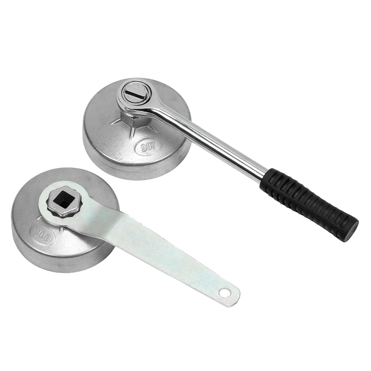 23pc Filtro Olio Set di Presa, 1/2 Pollice Azionamento Tazza di Alluminio Chiave per la Manutenzione Auto, Facile Strumento di Rimozione con Custodia