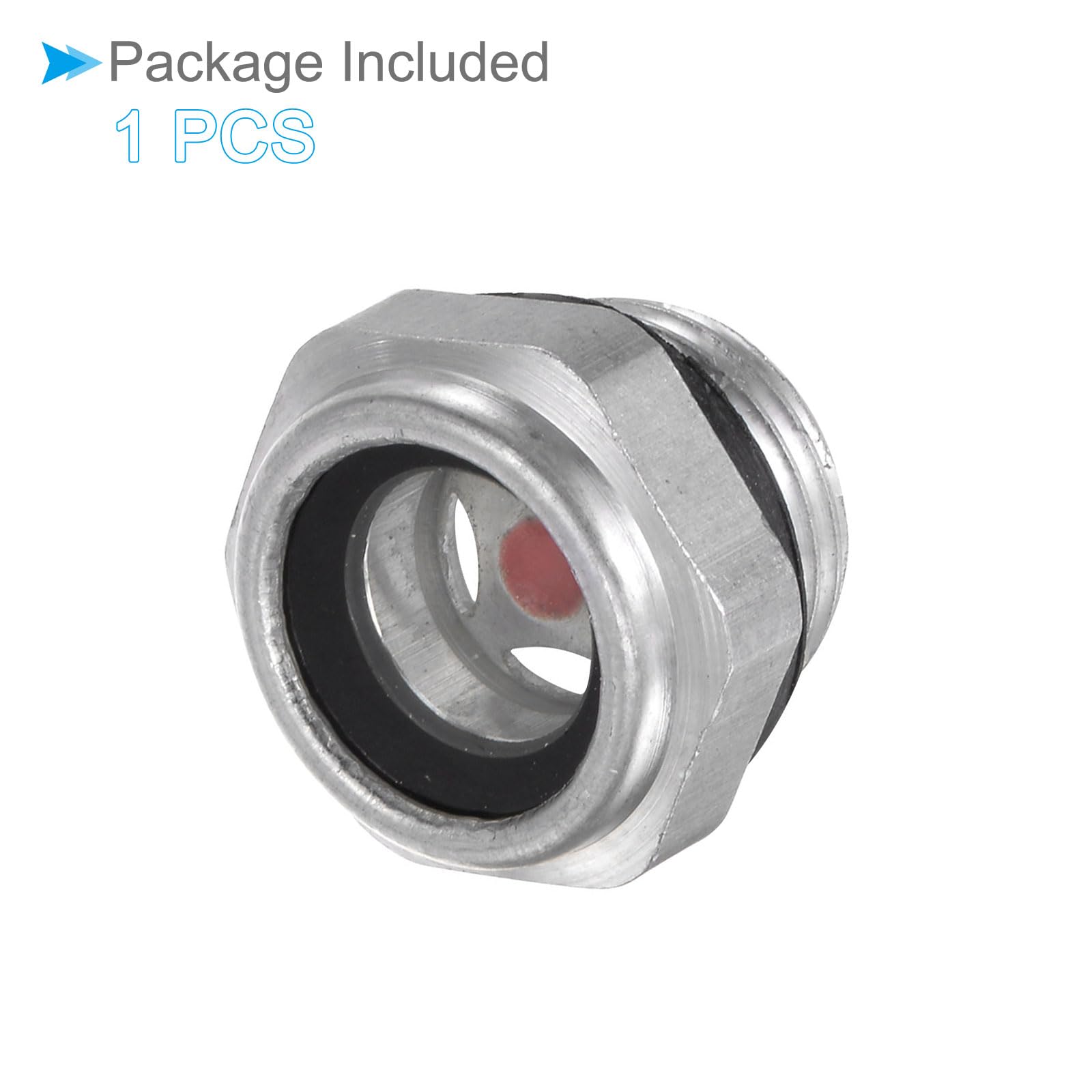 Visor De Nivel De Aceite Para Compresor - 5 Piezas, Rosca M20x1.5mm, Vidrio Hexagonal De Aluminio