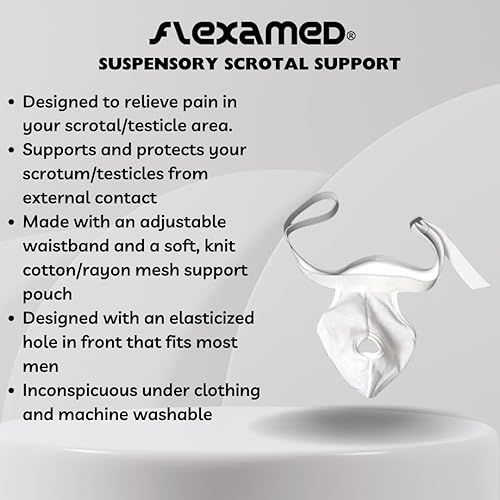 Miniatura 3 de Hernia Gear FlexaMed - Soporte escrotal suspensorio - Pequeño