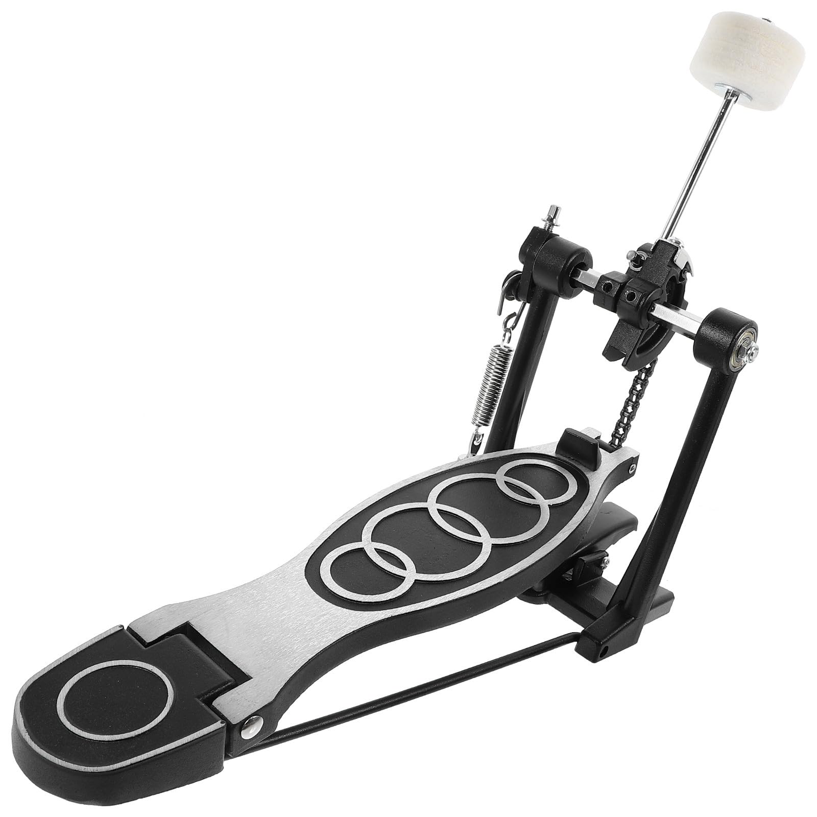 TOPBATHY Pedal de Bombo Simple para Batería, Accesorio de Pedal de Repuesto Ajustable Diseño Antideslizante, Kit de Reemplazo para Práctica y Batería Electrónica, 1 Pieza