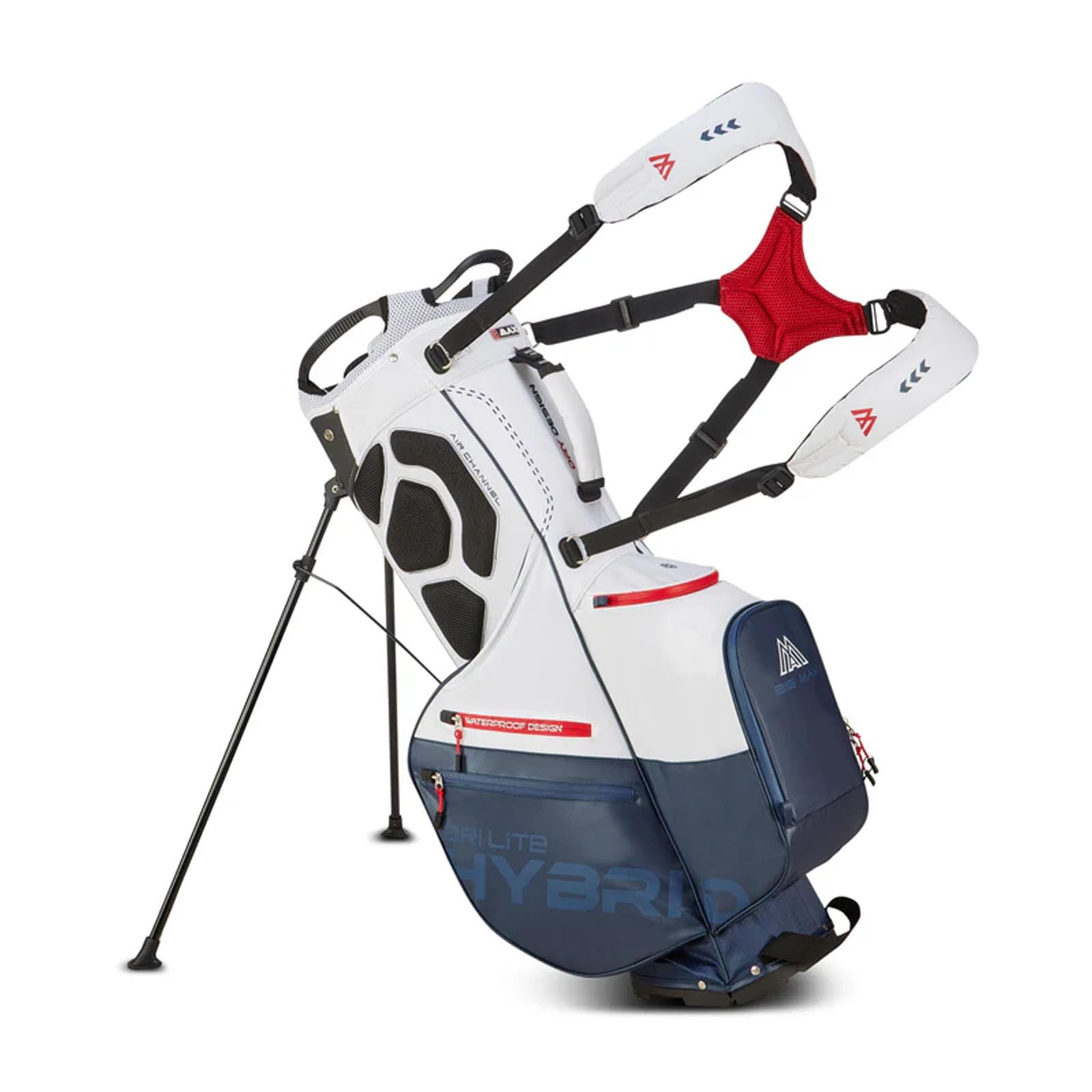 BIG MAX 2024 Dri Lite Hybrid Plus - Standbag (White/Navy/Red)