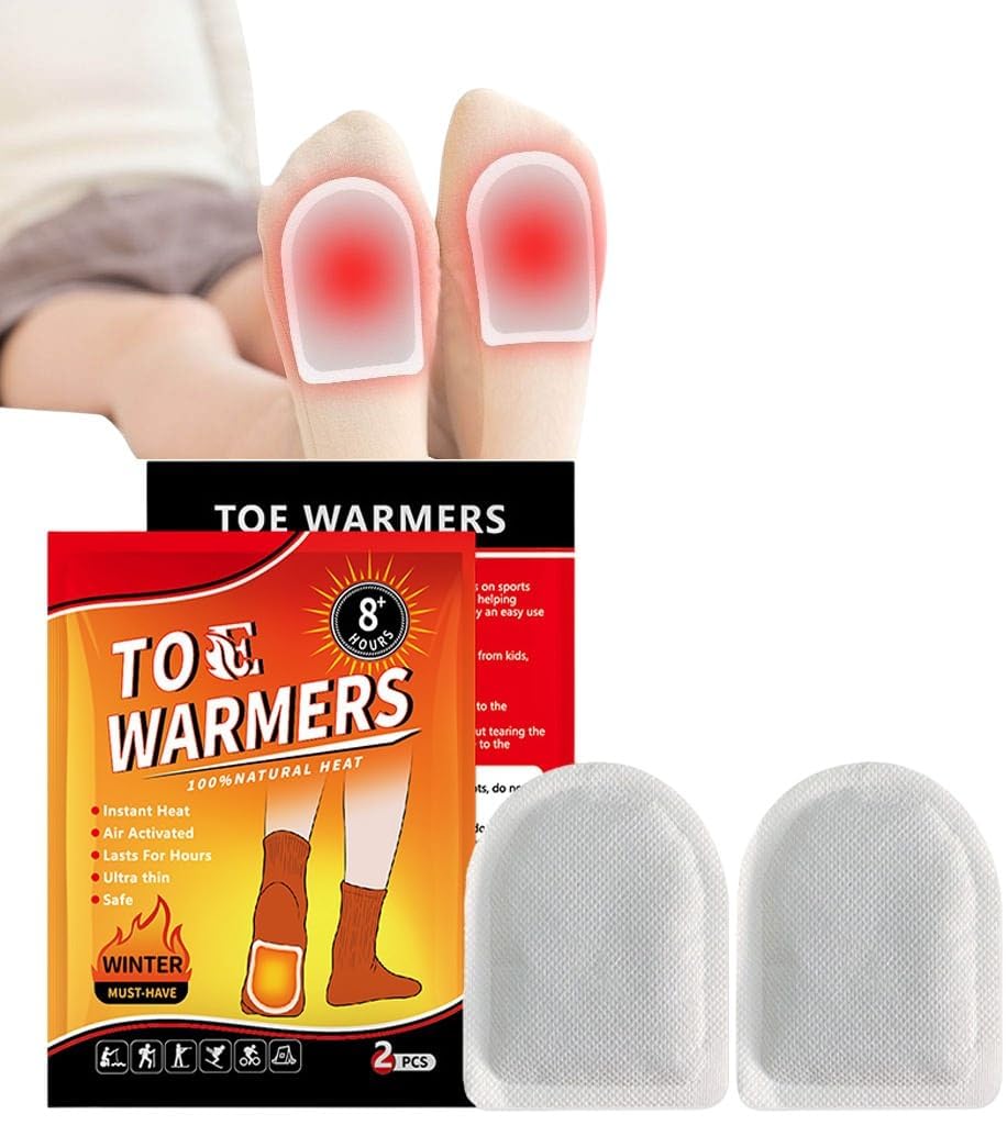 VIZARO Body Heating Patches Adhesive Toe Warmer Pack of 2 | Foot Warmers & Winter Heat Pads – Self-Heating, Air-Activated Adhesive Patches Provide Up To 8 Hours Of Safe Warmth-image-4