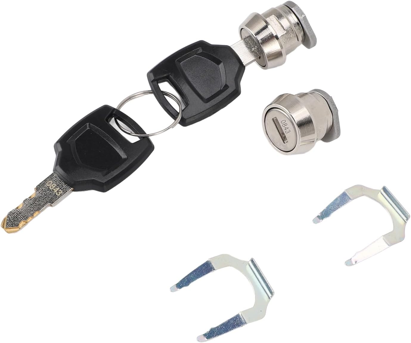 Motorcycle Top Box Lock Cylinder Plug and Keys for 25L 32L 36L 40L 45L 50L 55L 60L 65L 80L 85L 100L Top Case