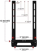 Vista 8 de Sound Bass Beam TV Mount, Compatible with Generation 1 & 2 Sonos Beam Mounting Bracket for TV, Black, Full Hardware Kit Included, Beam Soundbar Negro