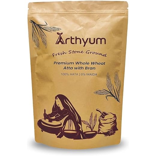 Arthyum Whole Wheat Atta With Bran 100 MP Sharbati wheat St