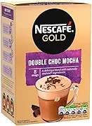 Instant Coffee Packets | Nescafé | Gold Double Choc Mocha 8 Pieces | Total Weight 5.22 ounce