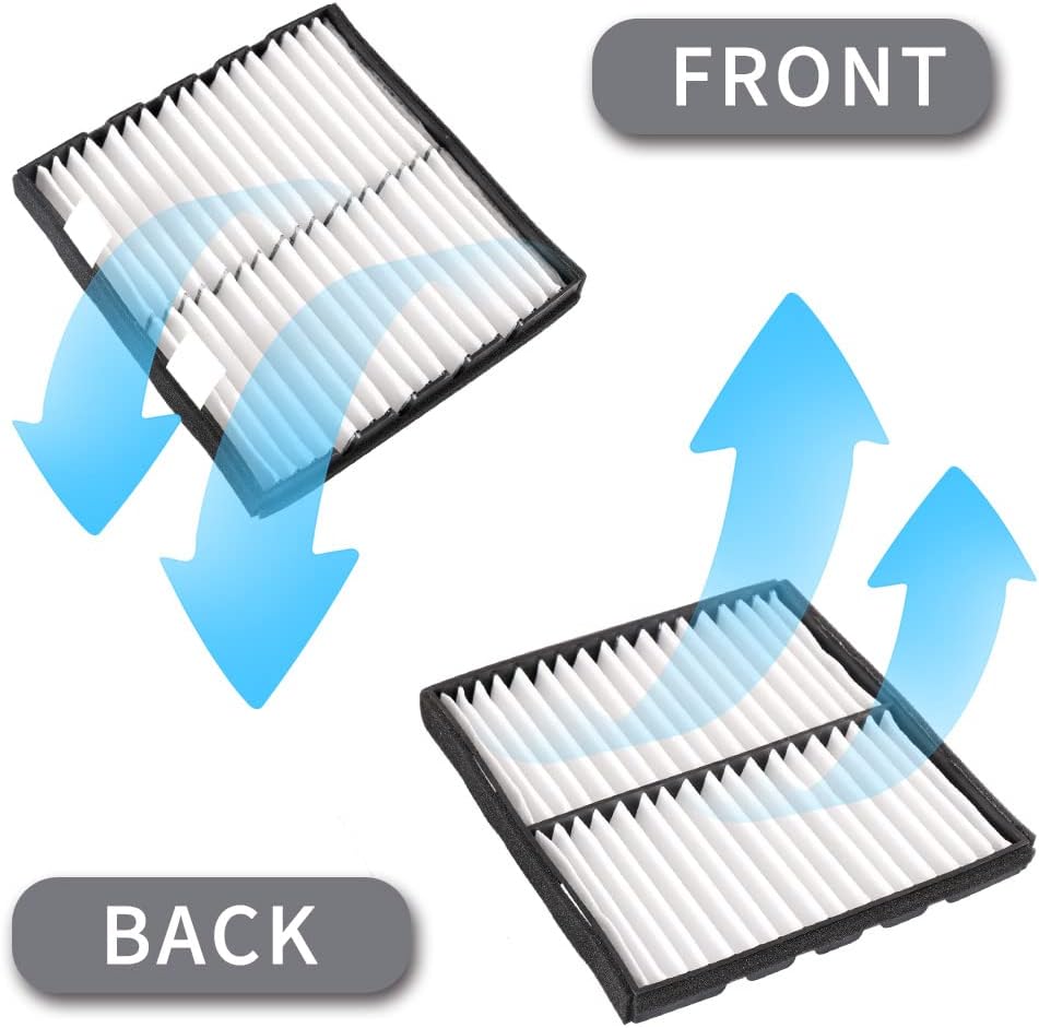 Cabin Air Filter Retrofit Kit Fits for Chevy Silverado Suburban Tahoe Avalanche/GMC Sierra Yukon/Cadillac Escalade Replaces 259-200, 22759203, 103948, 22759208 (SET OF 4)