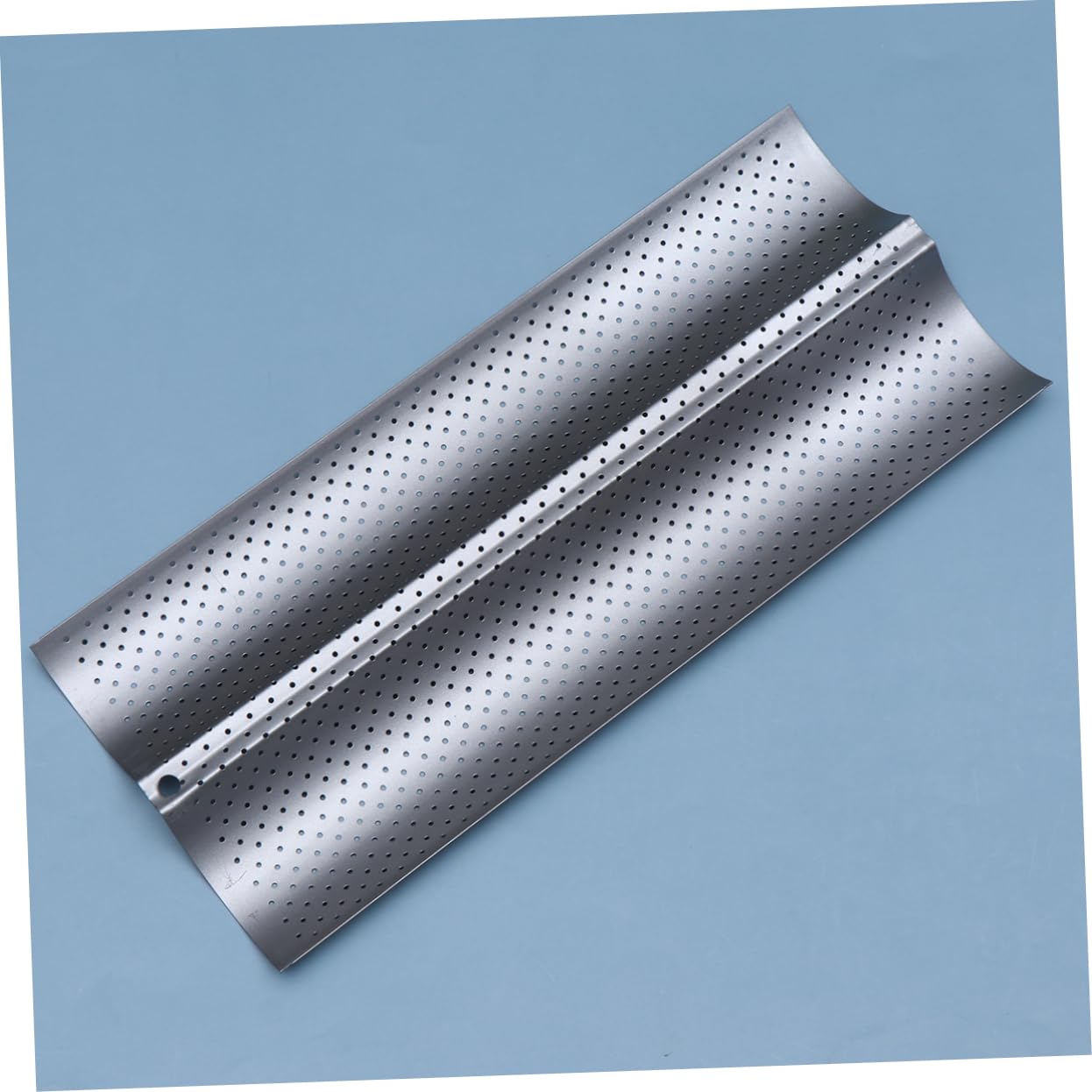 STOBAZA Pack Waved Baking Tray Loaf Pan Non-stick for French Bread Baguette Carbon Steel Easy to Clean Maintain