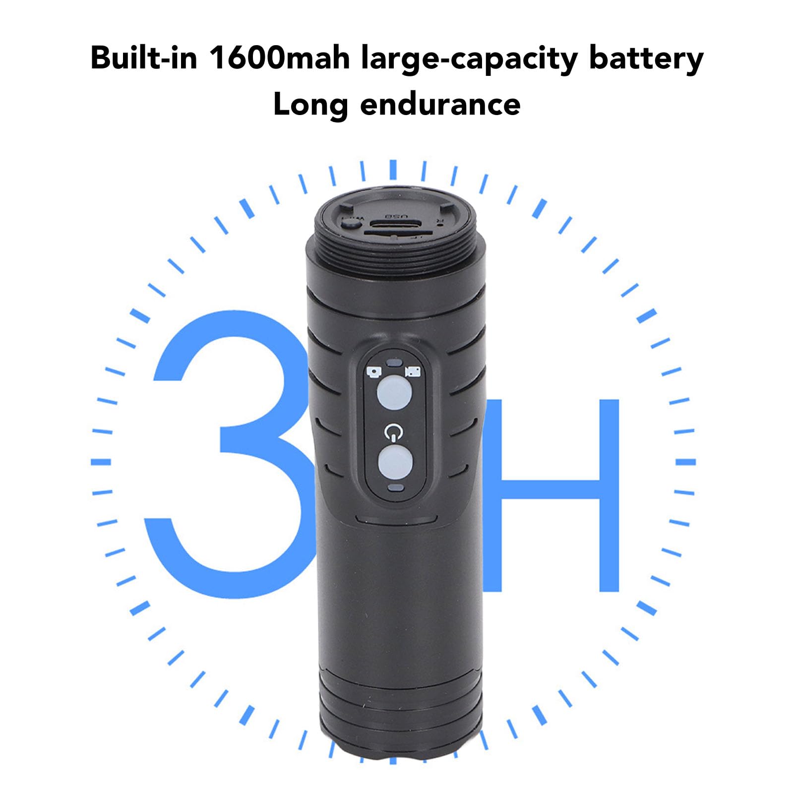Kamera Motocyklowa 1080P HD 12 MP, Wodoodporna Bezprzewodowa Kamera Sportowa Rowerowa WIFI IP66, Długi Czas Pracy Baterii, Jednoczesne ładowanie i Nagrywanie z Nagrywaniem w Pętli