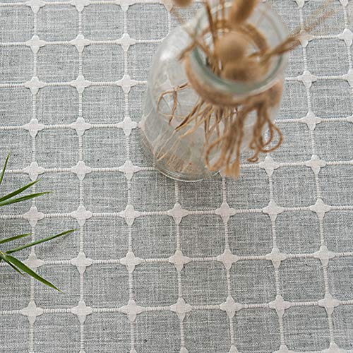 Nappe en lin et coton plaid rectangulaire pour table basse de salon