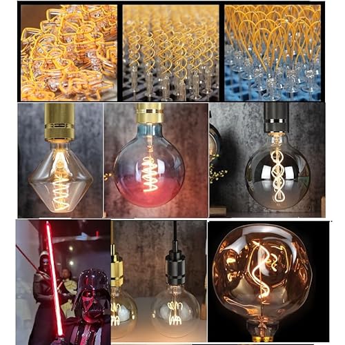 Bombilla LED Filamento Diodo Edison Rosa 145MM 100 Uds - Fernando Cortés