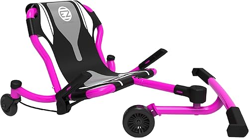 EzyRoller Spinner Ride On Scooter para niños y adolescentes, juguete de paseo para exteriores con ruedas giratorias para derrapes y giros cerrados,