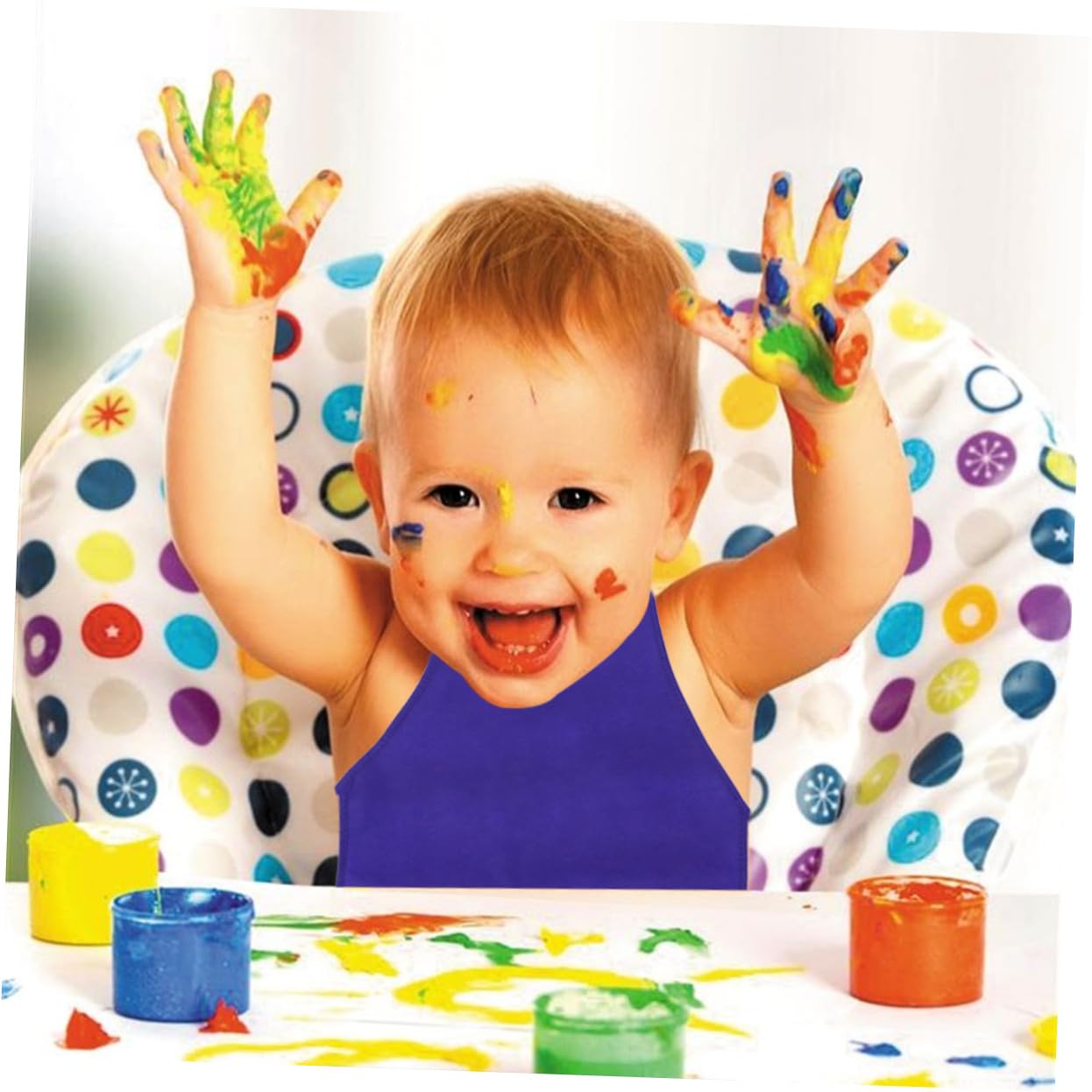 Gatuida Grembiuli per Disegno Bambini 24 Pezzi Non Tinto per Cucina e Attività Creative per Ragazzi e Bambine Riutilizzabili e Facili da Pulire Colore Casuale