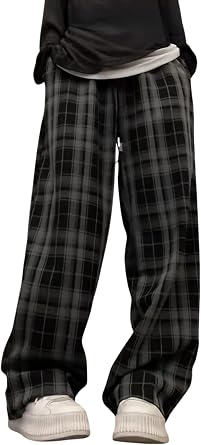 Grunge Lounge Vintage Clothes Goth Emo Clothes Plaid Pants