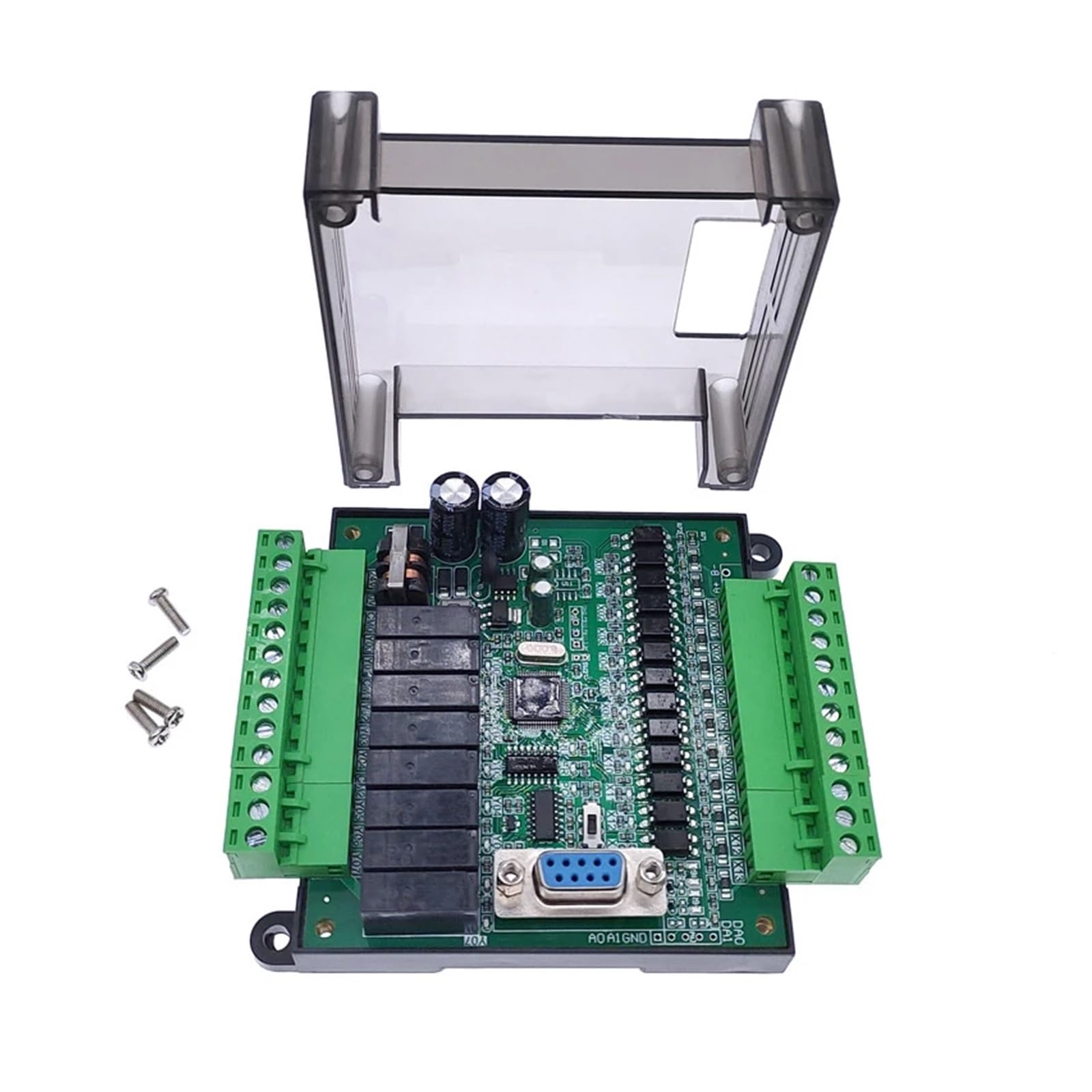 PLC programmable controller 1N-20MR DC Relay module with Base Industrial Control Board Programmable Logic Controller MQXFCZUX