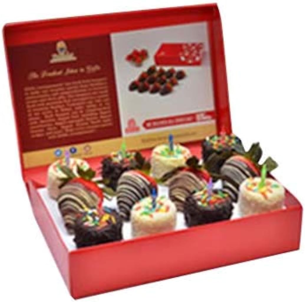 Edible Arrangements Regular Size Birthday Wishes Dipped Fruit Box