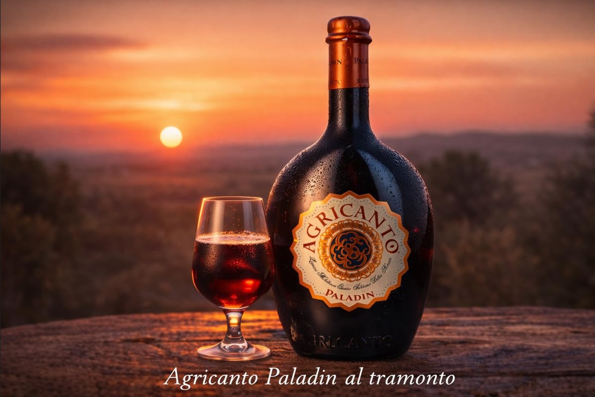 CG94 - Agricanto Paladin – Liquore a Base di Vino Raboso – 3 Bottiglie da 700 ml – Aromi di Ciliegia e Mandorla | Confezione Global Dream