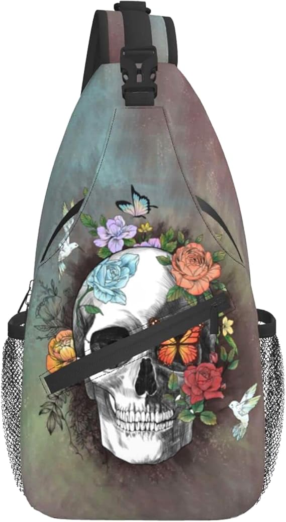 Sling Daypacks,adjustable Rope Crossbody One Shoulder Bag Travel Hiking Cycling for Men Women Gift…