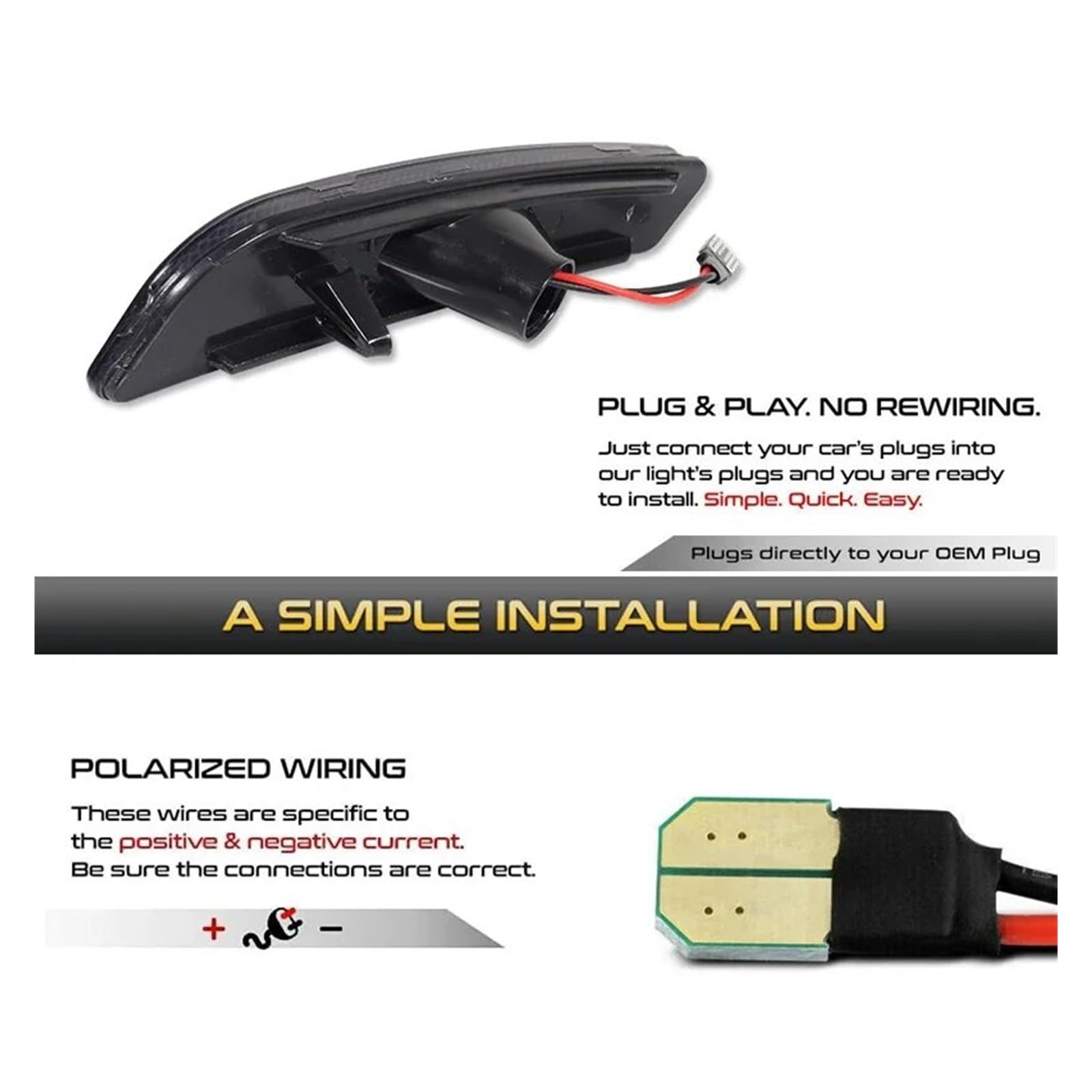 luce Indicatore Direzione Per Cadillac Per CTS V 2003-2007 Gruppo Indicatori Direzione Paraurti Anteriore 12V T10 2 Pezzi Luci Posizione Laterali Anteriori A LED Giallo Ambra Indicatore Segnale