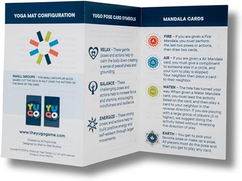 Miniatura 4 de Yugo Tarjetas de yoga para niños y familias, galardonadas, juego interactivo de cartas de yoga con posturas de yoga, equilibrio, movimiento y