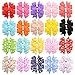Choicbaby 40pcs Baby Girls Grosgrain Ribbon Pinwheel Hair Bows Alligator Clips Hair Pins Barrettes for Toddler Infants Newborn