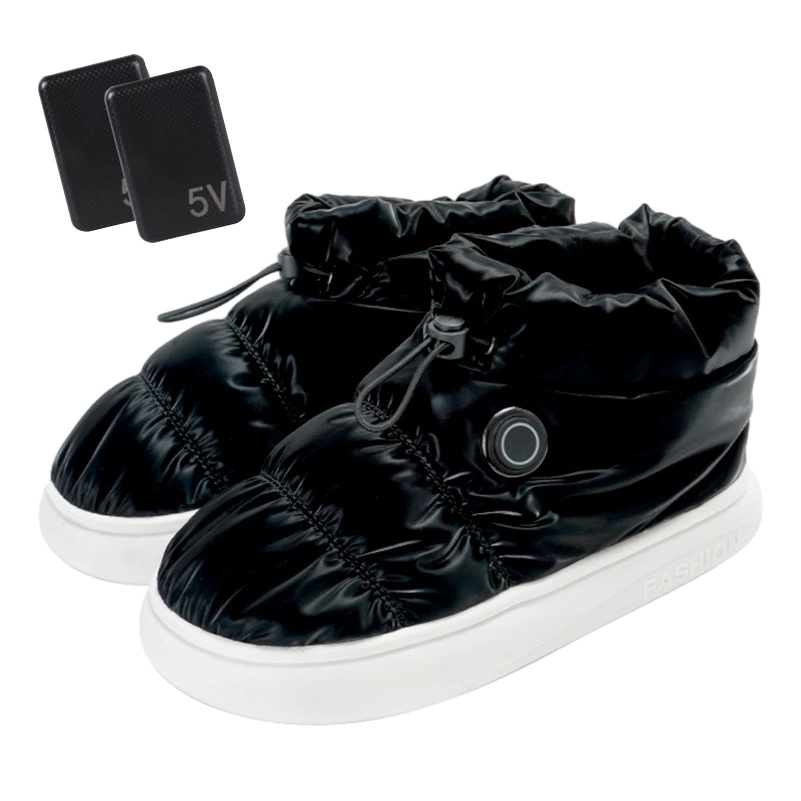 Scarpe riscaldanti ricaricabili,Scarpe riscaldanti elettriche,Pantofole traspiranti a calore elettrico - Scarpe riscaldanti da uomo ricaricabili, scaldamani eletti