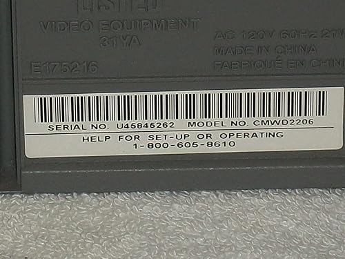 Miniatura 7 de Magnavox Reproductor combinado DVD/VCR MWD2206 (renovado)