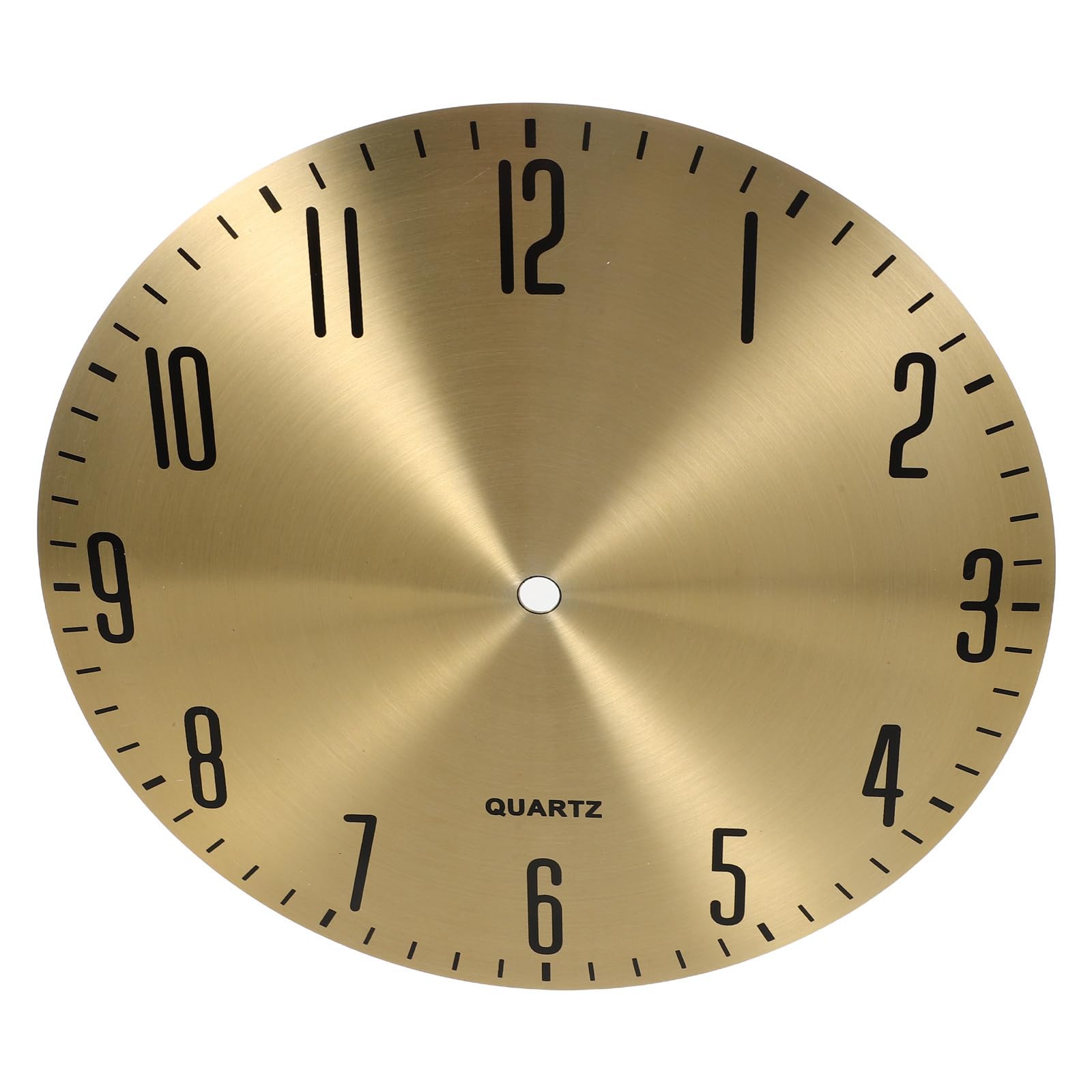 Reloj de cuarzo con esfera de aluminio lisa para espacios de aprendizaje y talleres