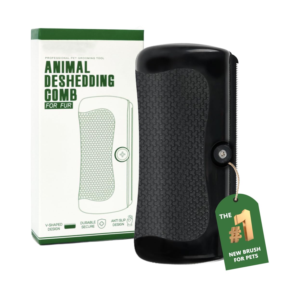 Handheld Dog Grooming Brush Deshedding Dog Brush for Dogs Cats Rabbits Horses Gentle Dog Deshedding Tool Ergonomic Dog Groomer Brush Horse Deshedding Tool Pet Defur Comb