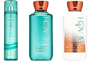 ~ Signature Collection ~ At The Beach ~ Shower Gel, Fine Fragrance...