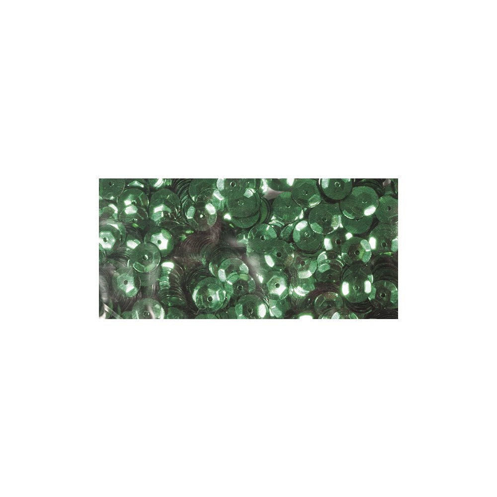 Rayher 3927012 Sequins, Curved, 6 mm Diameter, Teal, Box of 4000