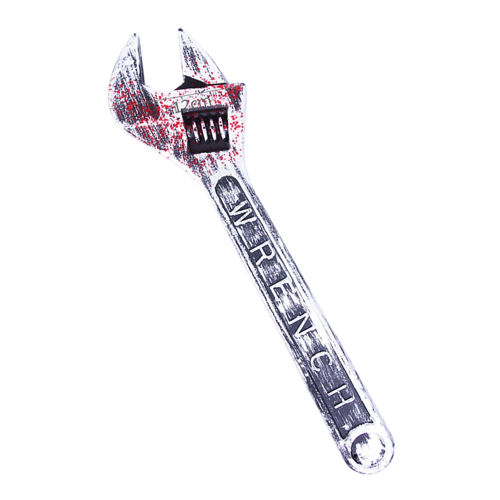Xinsheinelry Wrench Halloween Decoration Hammer Ornament Cosplay Accessories For Festival Home Offices Desktop Decoration Halloween Hammer Tool
