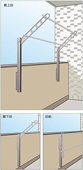 川口技研　腰壁用物干し　ホスクリーンＧP-55　シルバ～アーム50㎜　2本1組 川口技研 ホスクリーン 腰壁用物干 上下式 シルバー 2本セット