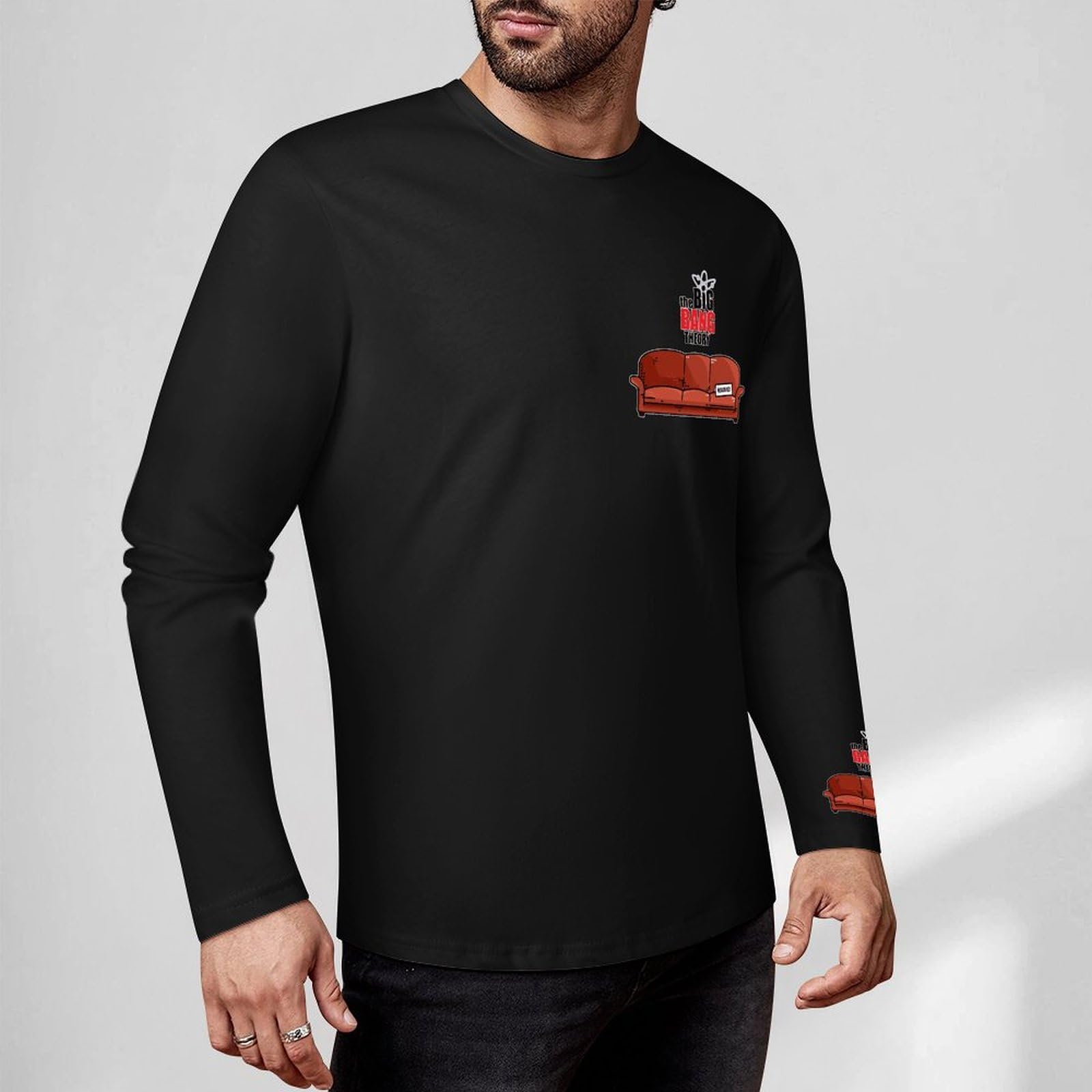 Amazon.co.jp: Tシャツ ビッグバン セオリー メンズ 長袖 ロングT 