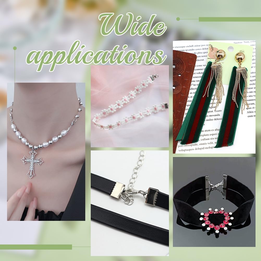 10 Chiusure A Aragosta In Acciaio Per Gioielli Fai Da Te - Argento - Foto 2