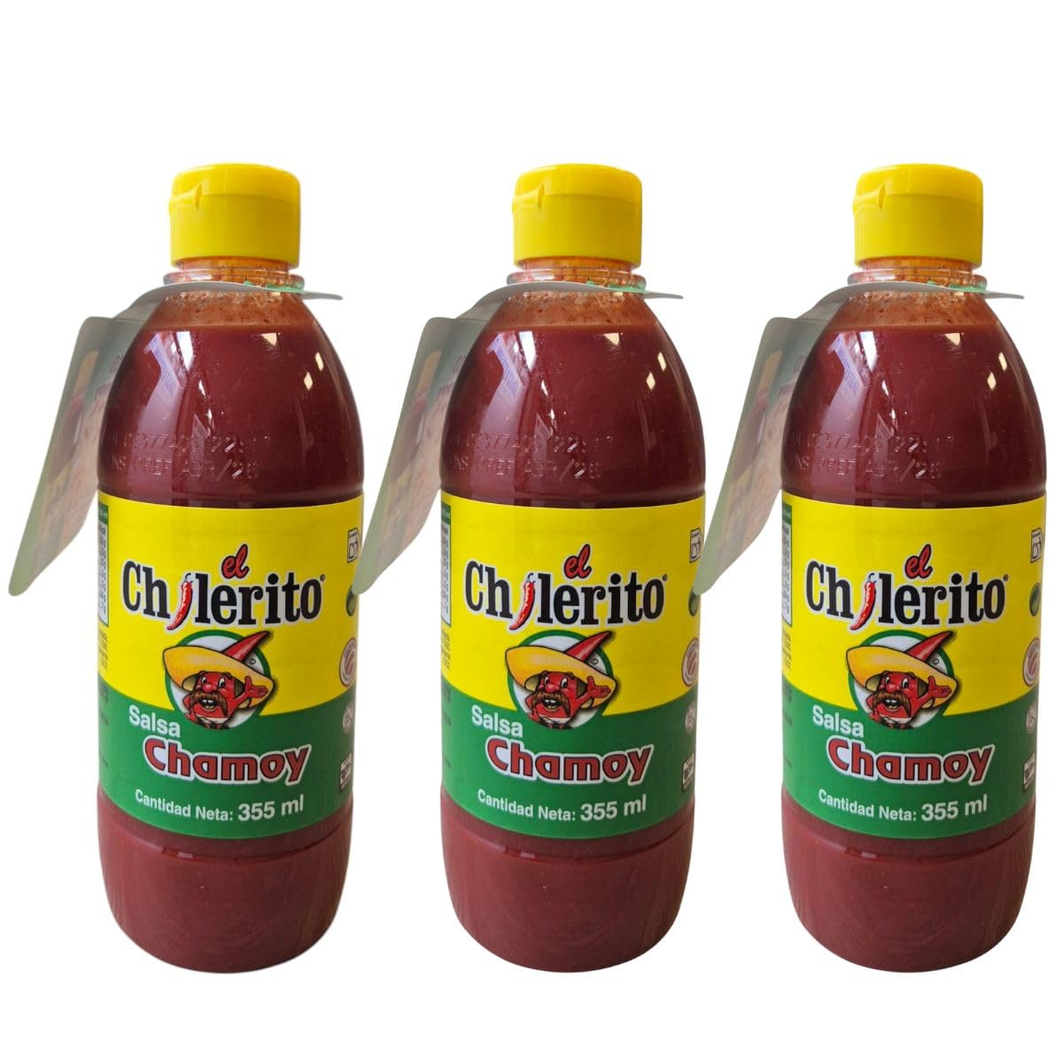 Pack de 3 Chilerito Chamoy 355 ml Universabor Auténtico Sabor Mexicano para Empresas