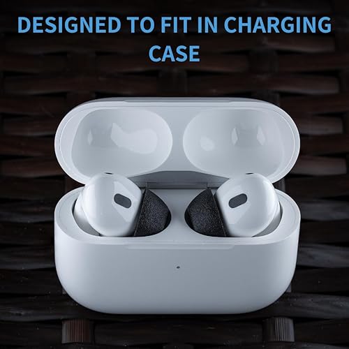 Miniatura 6 de Comply TrueGrip  Puntas de repuesto de espuma viscoelástica prémium para Apple AirPods Pro 1 y 2  Comodidad mejorada, ajuste seguro, aislamiento de