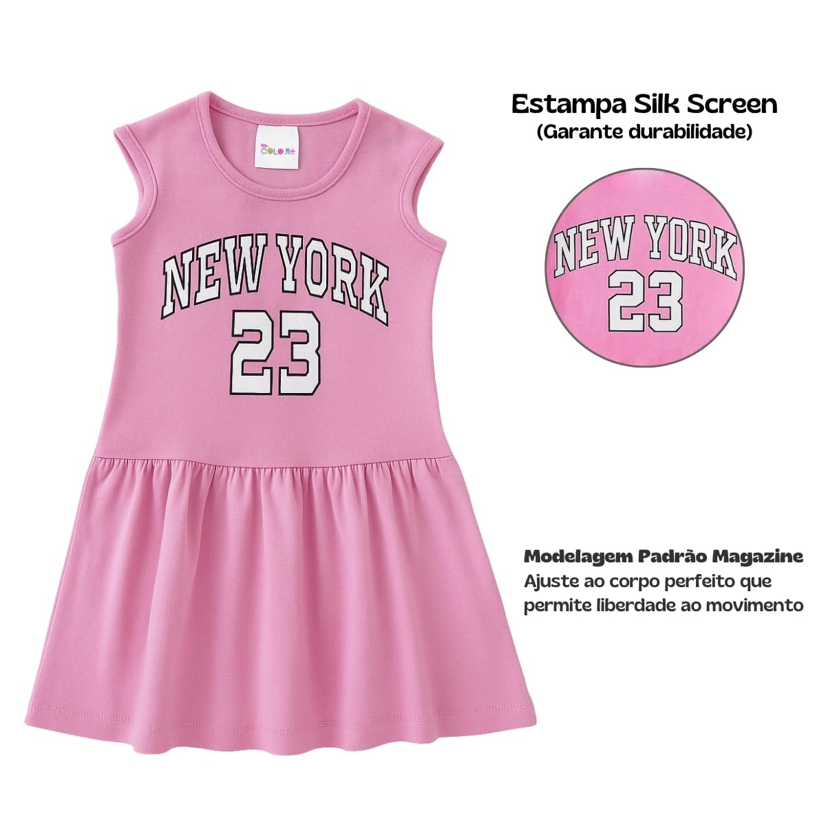 Kit 2 Vestidos Infantil Menina de Verão Malha 100% Algodão Godê Estampado em promoção! Veja a oferta e mais achadinhos de Meninas 4 Hoje é o melhor dia para comprar Kit 2 Vestidos Infantil Menina de Verão Malha 100% Algodão Godê Estampado com aquele preço maroto! Promoção! Aproveite a oferta! 4