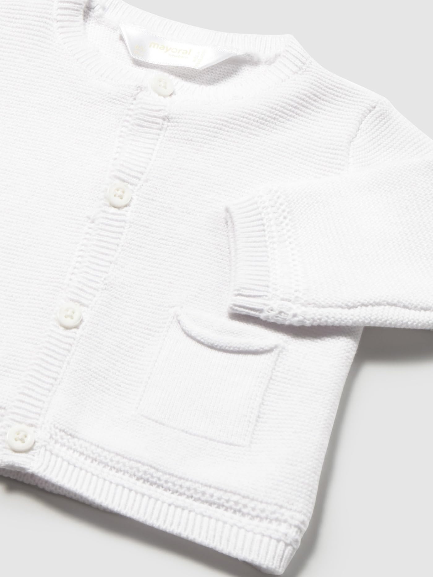 Mayoral Cardigan Tricot per Bimbo Bianco