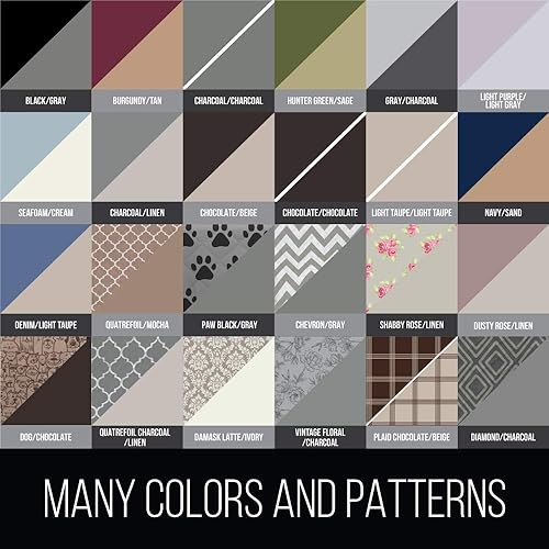 Miniatura 2 de Sofa Shield Protectores de sofá, color chocolate/beige, sofá para asiento de hasta 62 pulgadas de ancho y sofá para asiento de hasta 88 pulgadas,