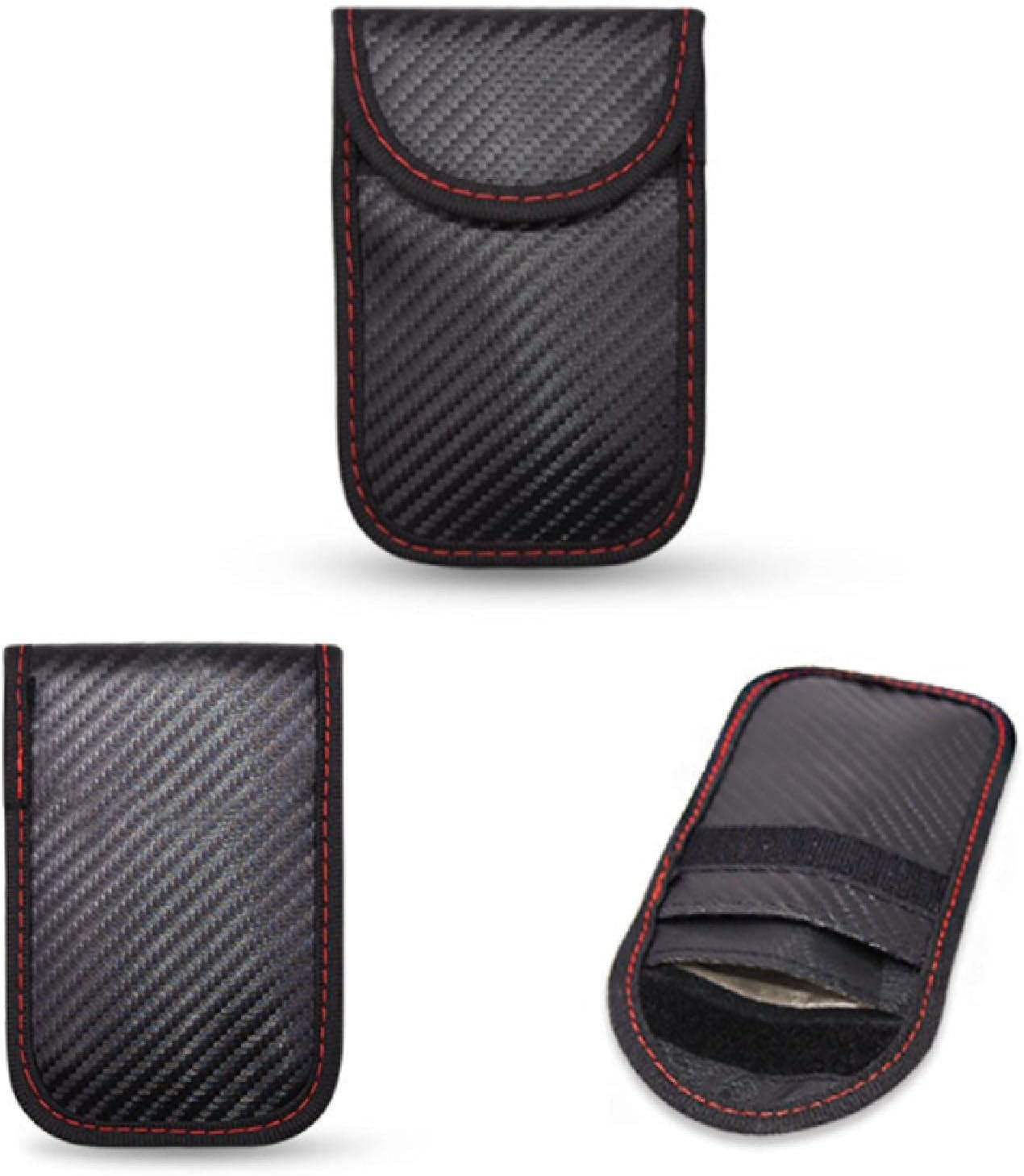 Faraday Bag, Anti-Theft Faraday Bag for Car Keys, Car RFID Signal Blocking, Anti-Theft Pouch, Anti-Hacking Case Blocker for Keyless Car 20PCS